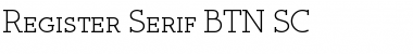 Download Register Serif BTN SC Font