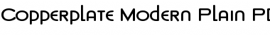 Copperplate Modern Plain Regular Font