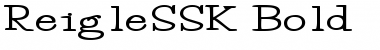ReigleSSK Bold Font