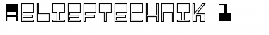 Relieftechnik Font