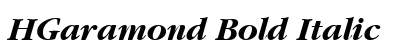 HGaramond Bold Italic Preview