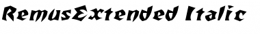 RemusExtended Font