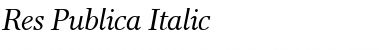 Download Res Publica Font