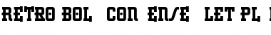 Retro Bold Condensed LET Plain Font