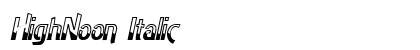 HighNoon Italic Preview