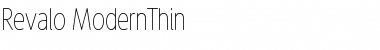 Revalo ModernThin Regular Font