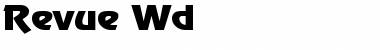 Revue Wd Regular Font