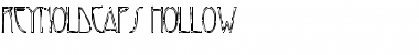 Download ReynoldCaps Hollow Font