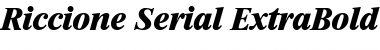 Riccione-Serial-ExtraBold Font