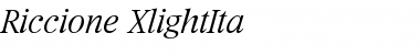 Download Riccione-XlightIta Font