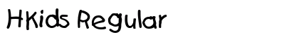 HKids Regular font free download