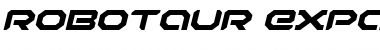 Robotaur Expanded Italic Italic Font
