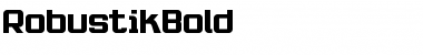 RobustikBold Regular Font