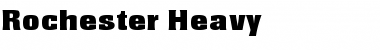 Rochester-Heavy Regular Font