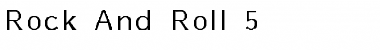 Rock And Roll 5 Regular Font