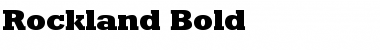 Rockland Bold Font