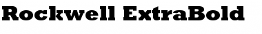 Rockwell-ExtraBold Extra Bold Font