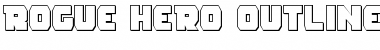 Download Rogue Hero Outline Font