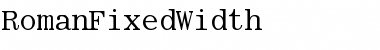 Download RomanFixedWidth Font