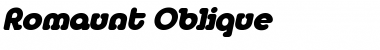 Romaunt Oblique Font
