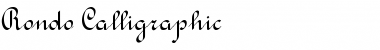 Download Rondo Calligraphic Font