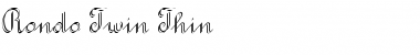 Rondo Twin Thin Font