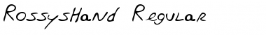 RossysHand Regular Font