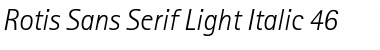 RotisSansSerif Light Font