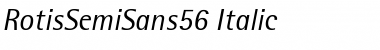 RotisSemiSans56 Font