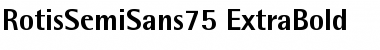Download RotisSemiSans75-ExtraBold Font