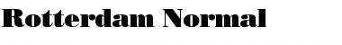 Rotterdam Normal Font