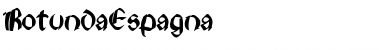 RotundaEspagna Regular Font