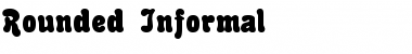 Rounded Informal Normal Font