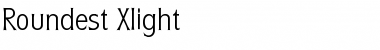 Roundest-Xlight Regular Font