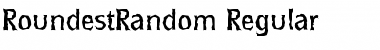 RoundestRandom Regular Font