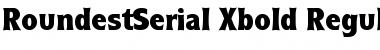 RoundestSerial-Xbold Regular Font