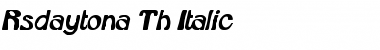 Download Rsdaytona Th Italic Font