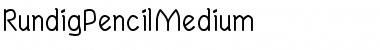 Download RundigPencilMedium Font