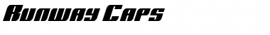 Download Runway Caps Font