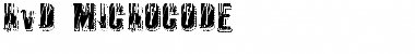 RvD_MICROCODE Regular Font