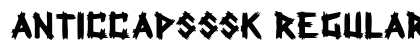 AnticCapsSSK Regular font free download