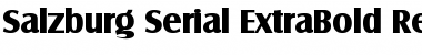 Download Salzburg-Serial-ExtraBold Font