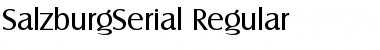 SalzburgSerial Regular Font