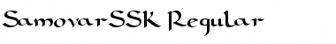 SamovarSSK Regular Font