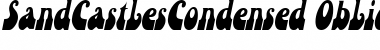 SandCastlesCondensed Oblique Font