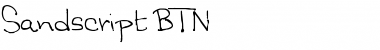 Sandscript BTN Regular Font