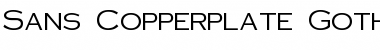 Sans-Copperplate Gothic Regular Font
