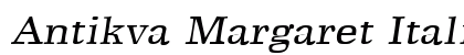 Antikva Margaret Italic