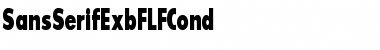 SansSerifExbFLFCond Regular Font