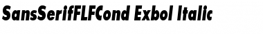 SansSerifFLFCond-Exbol Font